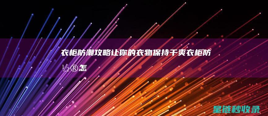 衣柜防潮攻略：让你的衣物保持干爽 (衣柜防潮怎么做)